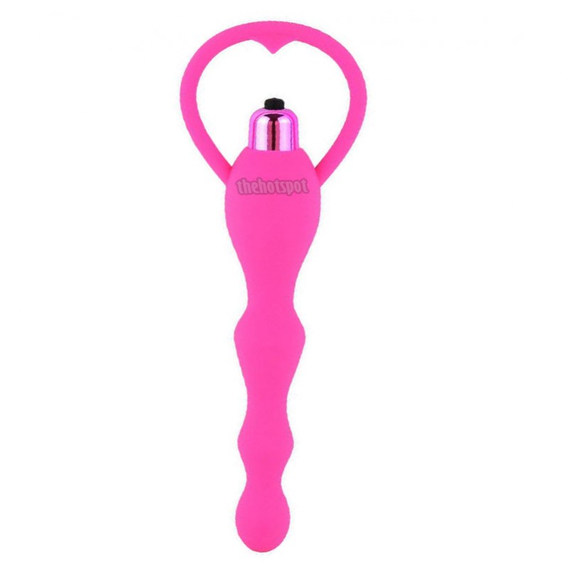 Adora Vibrating Butt Plug - Pink